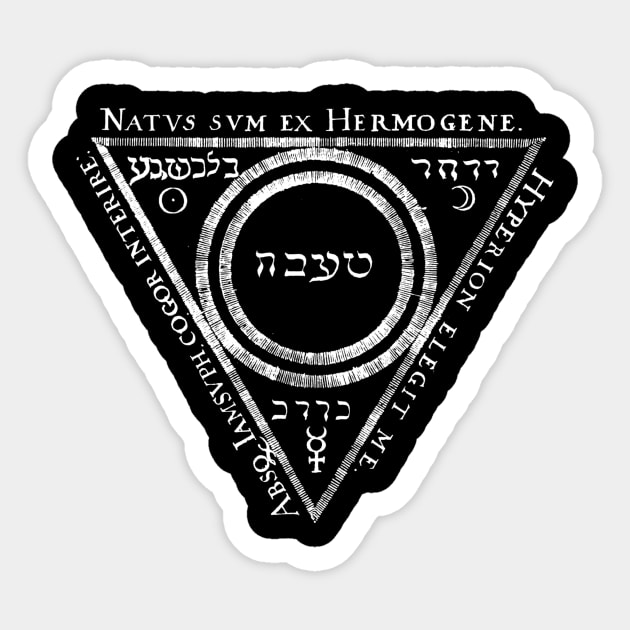 The Hermogene Alchemy and Magic Sticker by Pixelchicken